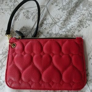NWOT red wristlet by Betsey Johnson